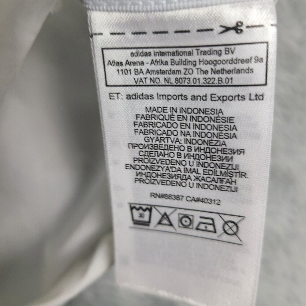 Adidas Womens yellow white full zip jacket 3 stripes size X-Small - Picture 4 of 9